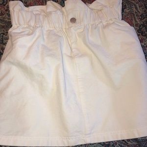 White Wild Honey Cotton Skirt